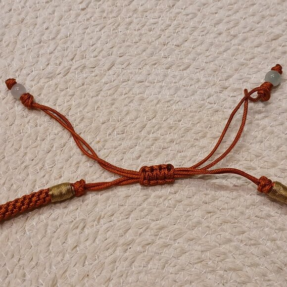 Large Carved Green Jade Lucky Rabbit Pendant Necklace - Adjustable Length - Picture 7 of 8